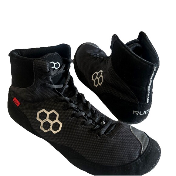 Rudis Colt 2.0 Wrestling Shoes Mens Size 11.5 Black Boxing MMA Combat CLT-0017